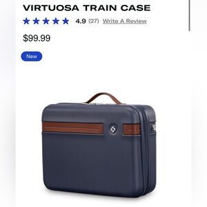 Samsonite Train case, used one time for international travel.